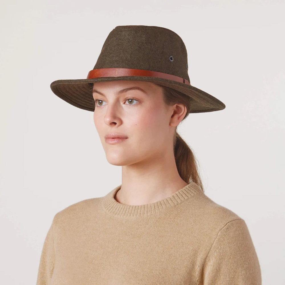 Tiley Fall Wool Trail Hat Olive